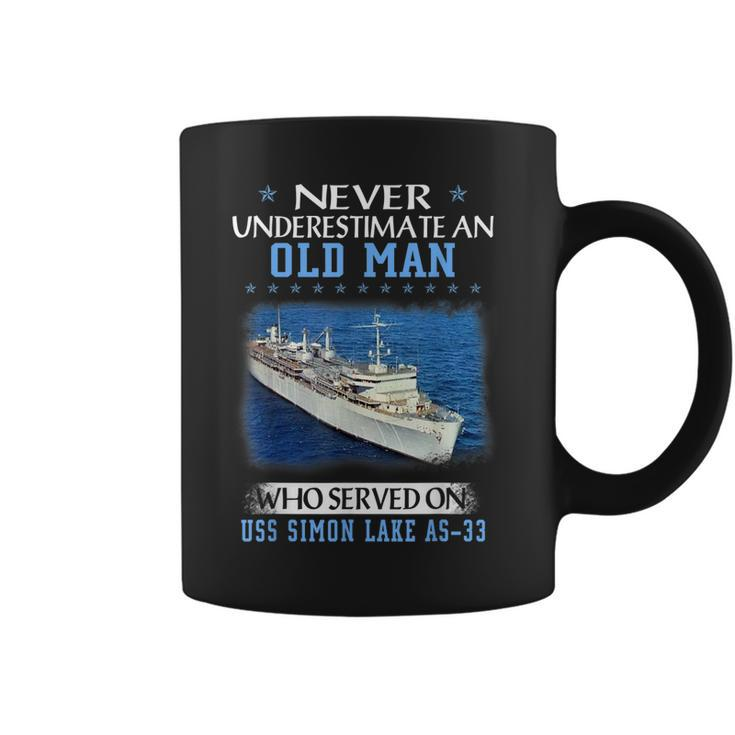 Uss Simon Lake As-33 Veterans Day Father Day  Coffee Mug