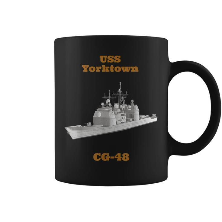 Uss Yorktown Cg-48 Navy Sailor Veteran Gift  Coffee Mug