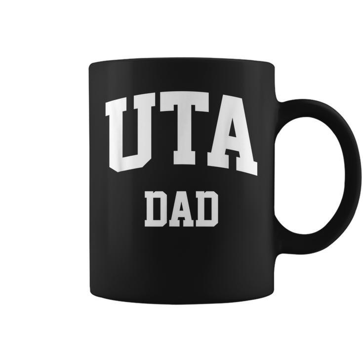 Uta Dad Athletic Arch College University Alumni  Coffee Mug