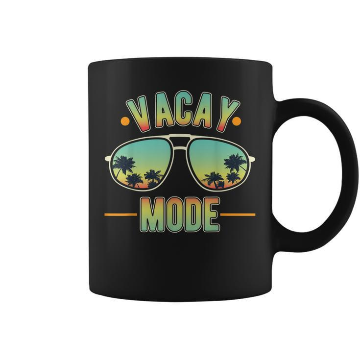 Vacay Mode Cruise Beach Island Summer Vacation  Coffee Mug