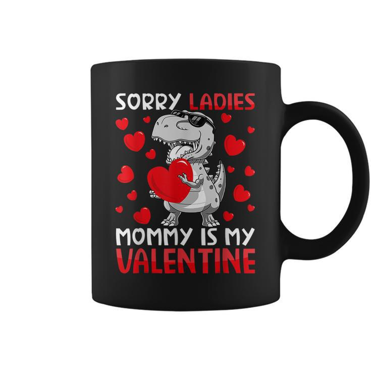Valentines Day Boys Kids Sorry Ladies Mommy Is My Valentine  V5 Coffee Mug