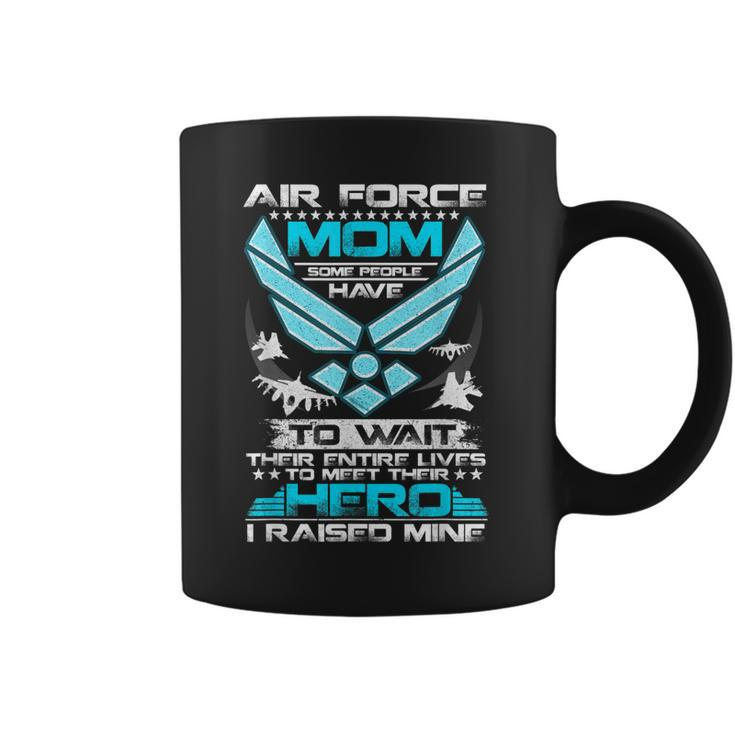 Veteran 365 Air Force Mom I Raised Mine Funny  Coffee Mug