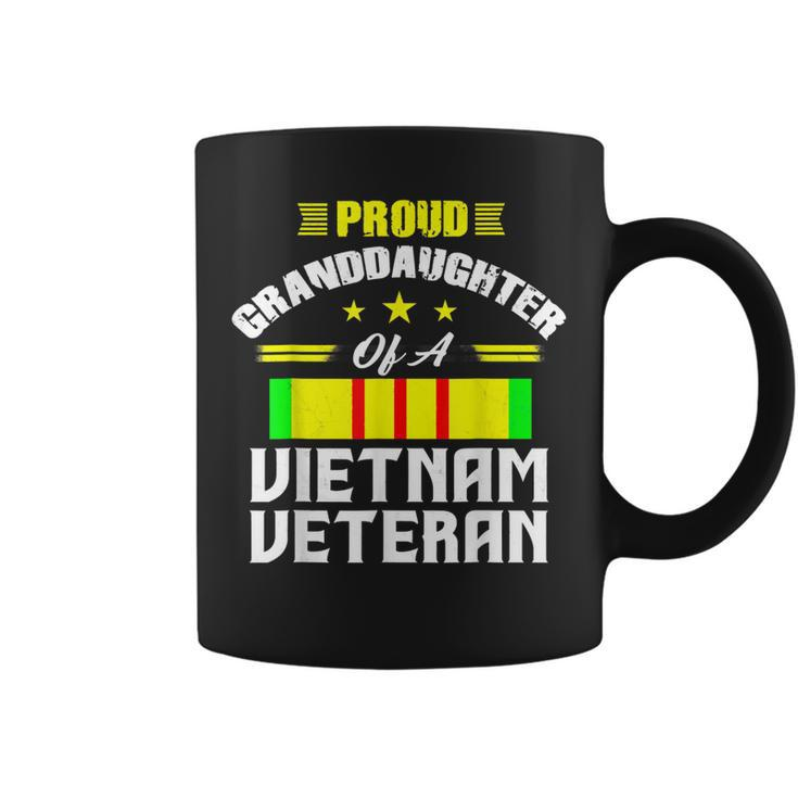 Veteran 365 Proud Granddaughter Of A Vietnam Veteran  Coffee Mug