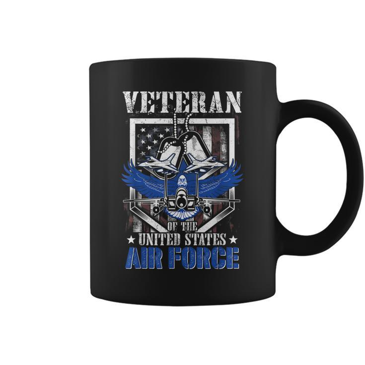 Veteran Of The United States Us Air Force American Flag Usaf  Coffee Mug