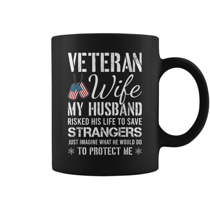 Veteran Wife Army Husband Soldier Military Proud Wife  Coffee Mug