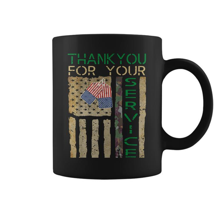 Veterans Day Thank You For Your Service Soldier Camouflage  V2 Coffee Mug