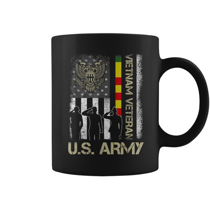 Vietnam Veteran  American Flag Veteran For Men Women  Coffee Mug