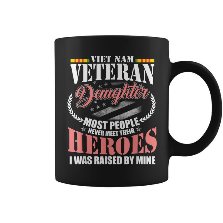 Vietnam Veteran Daughter American Flag Military Us Patriot  V2 Coffee Mug