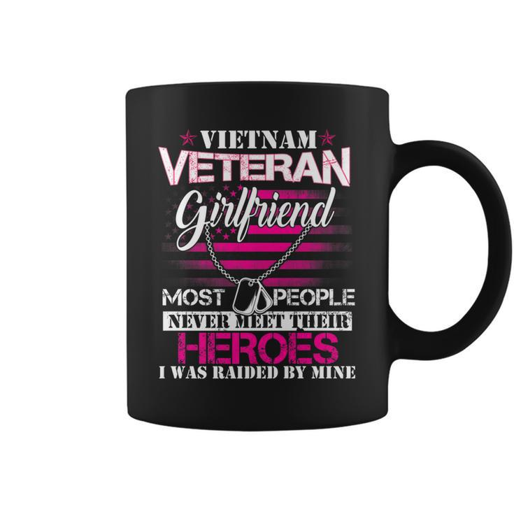 Vietnam Veteran Girlfriend Raised By My Hero - Veteran Day   Coffee Mug