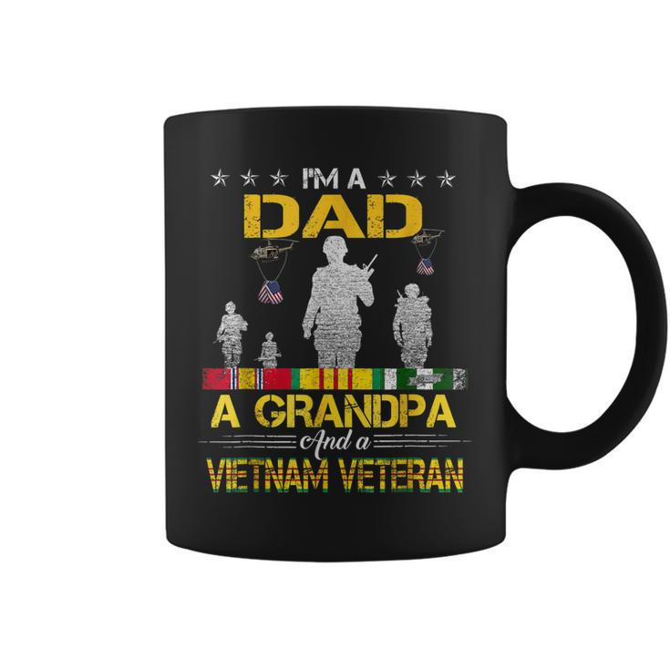 Vietnam Veteran - Im A Dad Grandpa And A Veteran  Coffee Mug