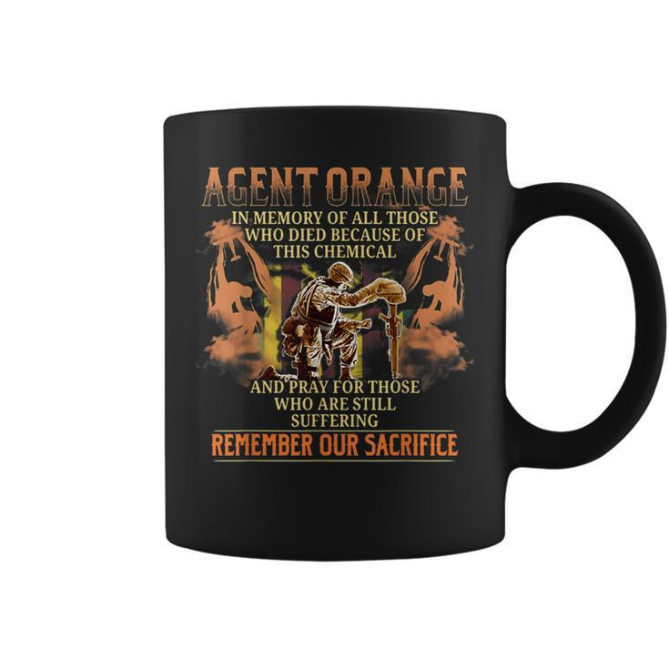 Vietnam War Orange Agent Remember Our Sacrifice Veteran Coffee Mug