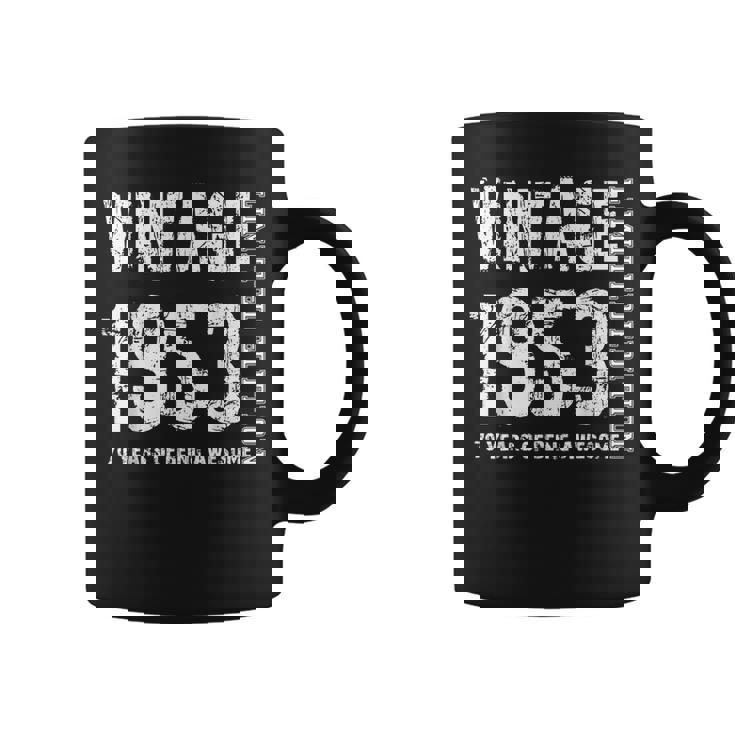 Vintage 1953 70 Years Of Being Awesome 70Th Birthday Coffee Mug