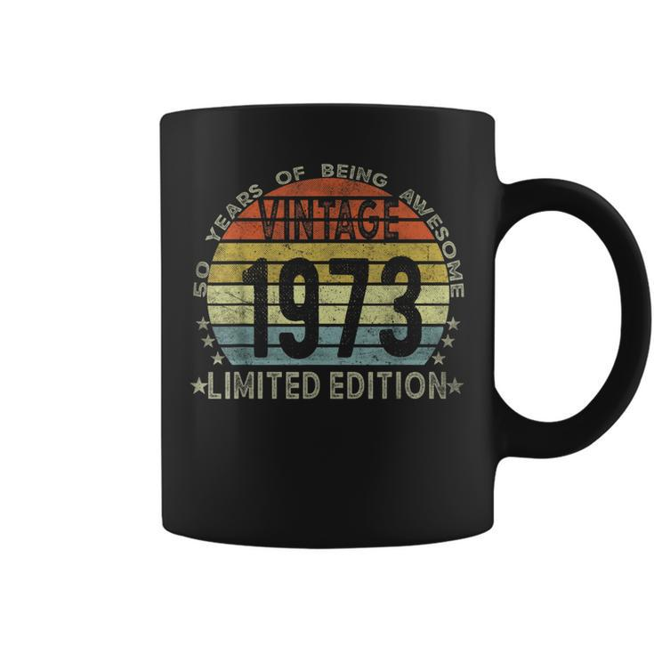 Vintage 1973 Limited Edition 50 Year Old Retro 50Th Birthday  Coffee Mug