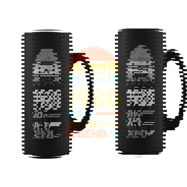 Vintage 1980 Made In 1980 40Th Birthday 40 Years Old Gift Coffee Mug