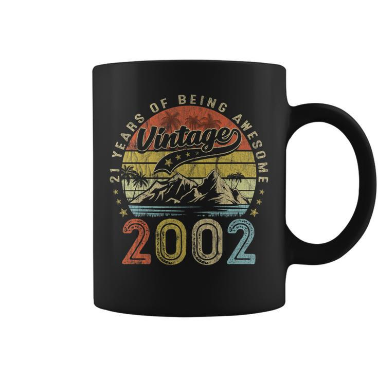 Vintage 2002 21 Years Old Of Being Awesome - Birthday    Coffee Mug