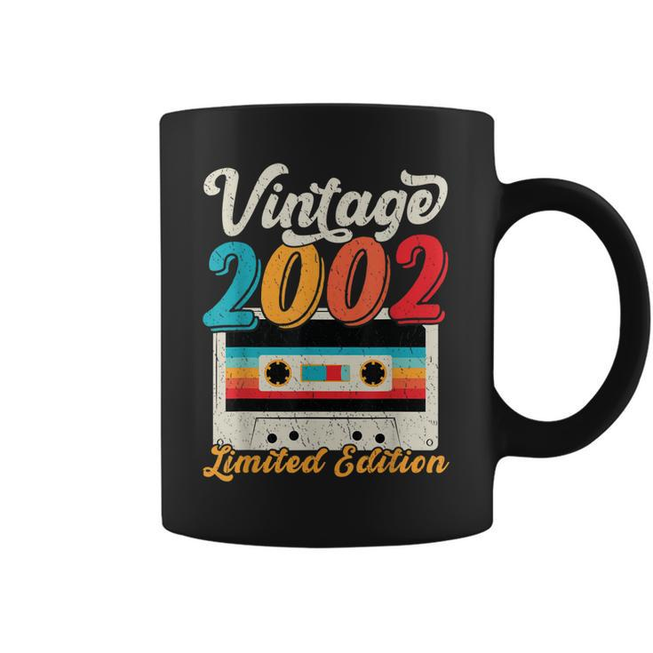 Vintage 2002 Wedding Anniversary Born In 2002 Birthday Party  Coffee Mug