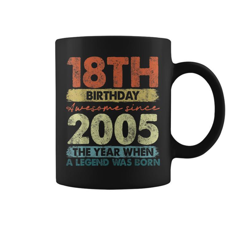 Vintage 2005 18 Year Old Gifts Limited Edition 18Th Birthday Coffee Mug