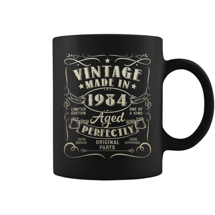 Vintage 39Th Birthday Decorations Men Funny 1984 39 Birthday  Coffee Mug
