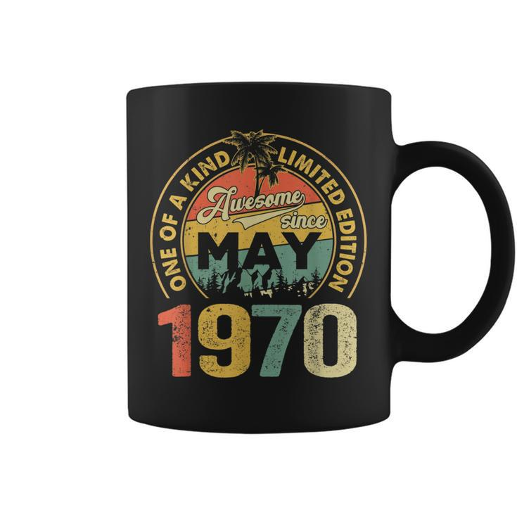 Vintage 53 Years Old May 1970 53Rd Birthday Gift Men Women Coffee Mug