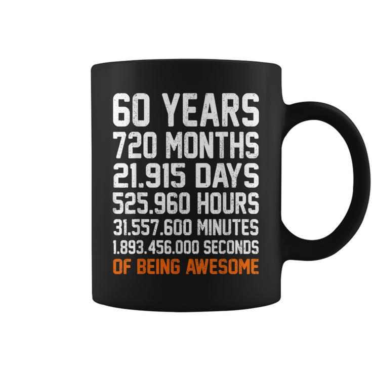 Vintage 60Th Birthday Gifts 60 Years Old Anniversary Awesome  Coffee Mug