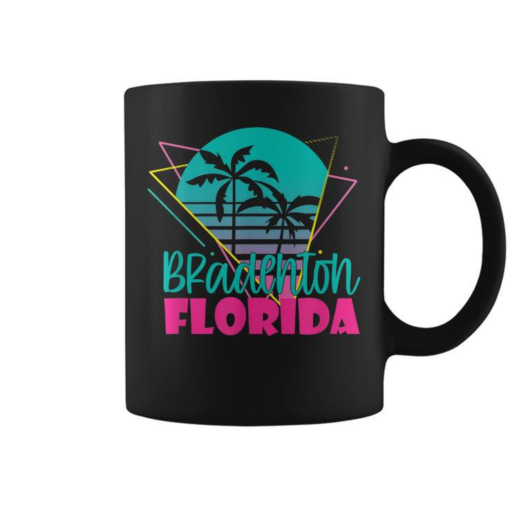 Vintage Beach Vacation Palm Tree Bradenton Florida Coffee Mug