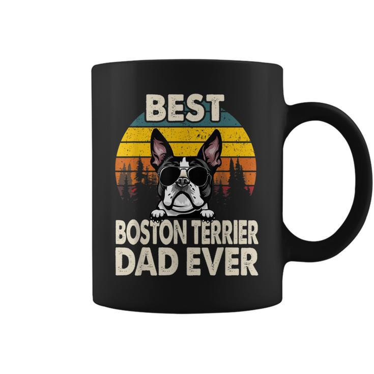 Vintage Best Boston Terrier Dog Dad Ever Gifts Lover Coffee Mug