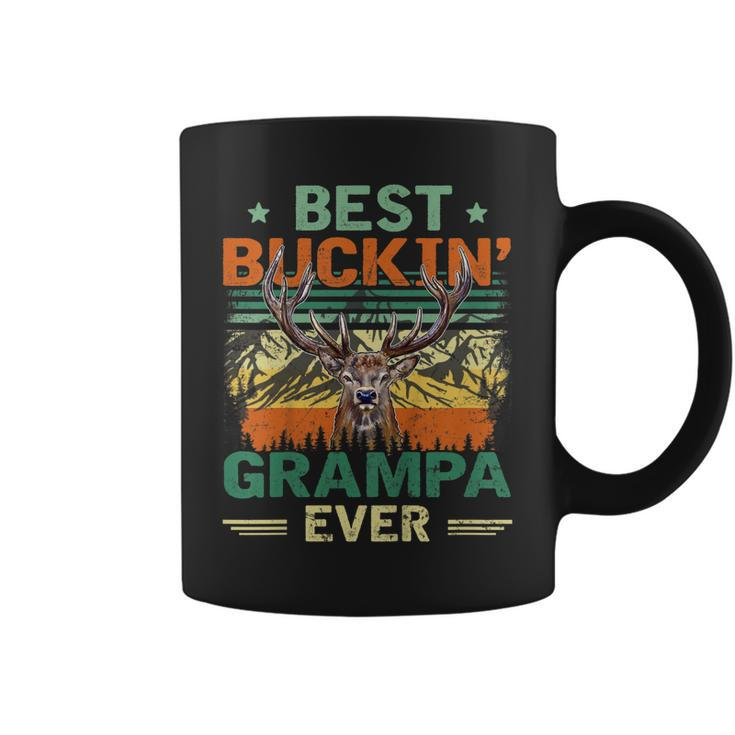 Vintage Best Buckin Grampa Ever Deer Hunters Father Day Gift  Coffee Mug