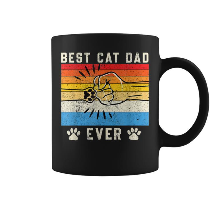 Vintage Best Cat Dad Ever Cat Dad Father Day Gift  V2 Coffee Mug