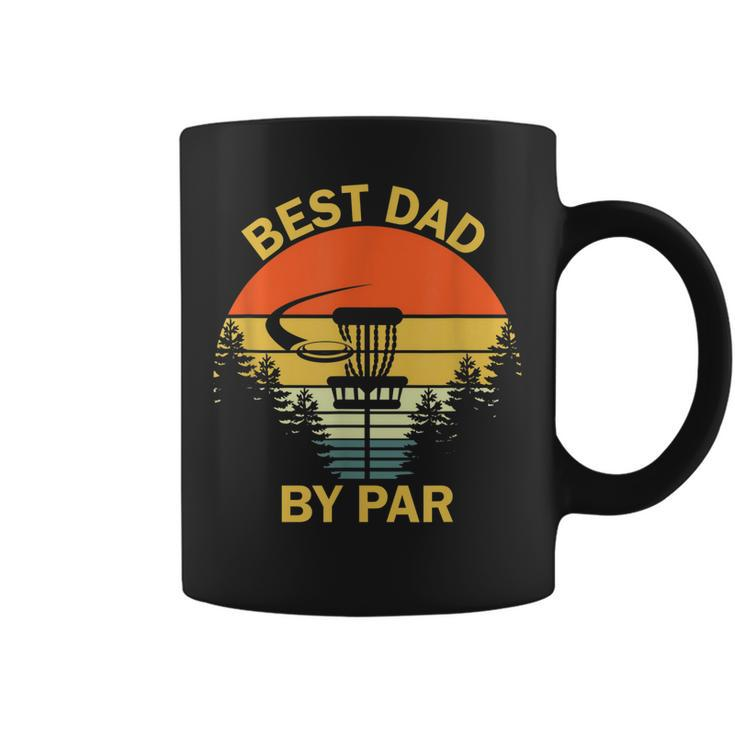 Vintage Best Dad By Par Disc Golf  Men Fathers Day Coffee Mug