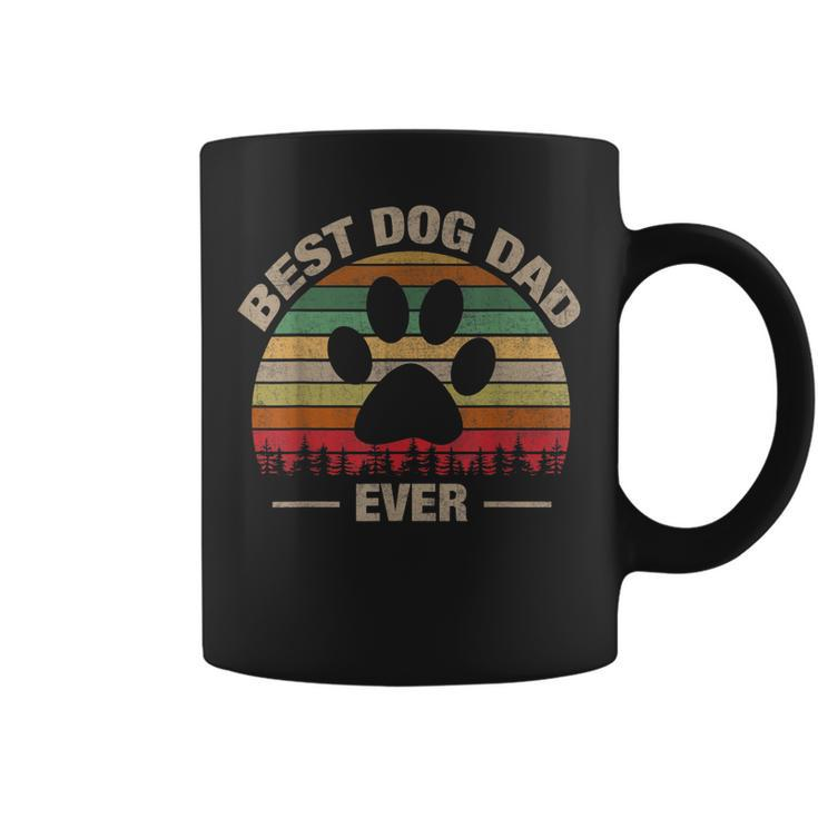 Vintage Best Dog Dad Ever  Dog Daddy Father Gift Men Gift For Mens Coffee Mug