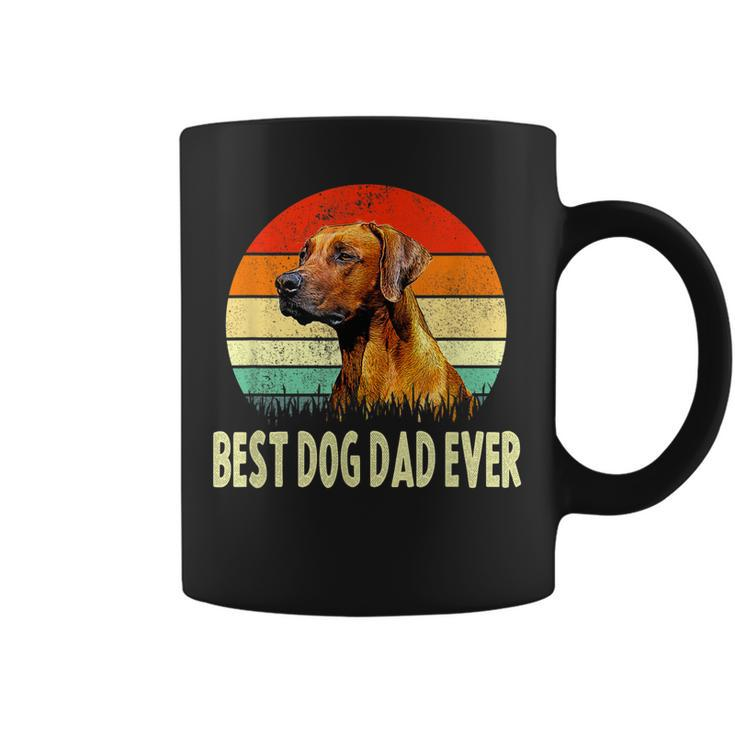 Vintage Best Dog Dad Ever  Dog Father Gift For Men Coffee Mug