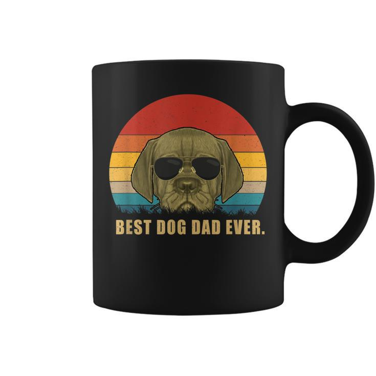 Vintage Best Dog Dad Ever T  Dogue De Bordeaux Coffee Mug