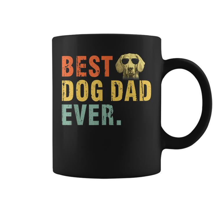 Vintage Best Dog Dad Ever T  Weimaraner  Coffee Mug