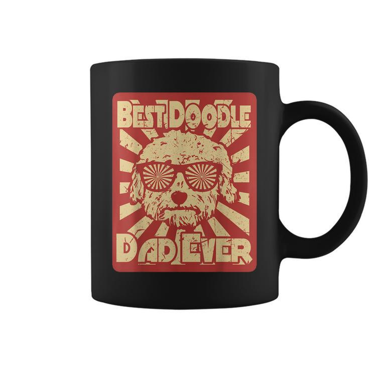 Vintage Best Doodle Dad Ever  Goldendoodle Dad Coffee Mug