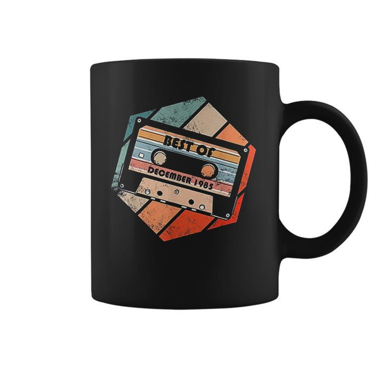 Vintage Best Of December 1985 Cassette Retro Birthday Tape Coffee Mug