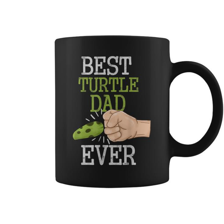 Vintage Best Turtle Dad Ever Fathers Day Animal Lovers Gift Gift For Mens Coffee Mug