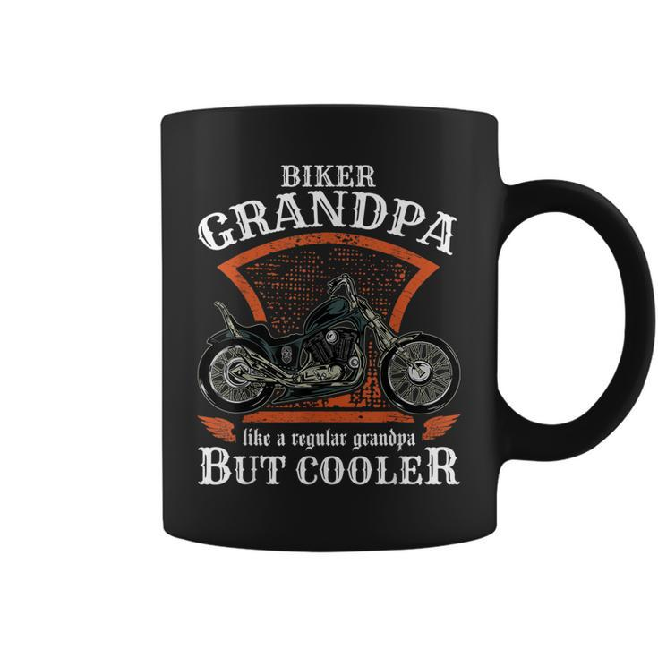 Vintage Biker Grandpa Retro Custom Motorcycle Gift Gift For Mens Coffee Mug