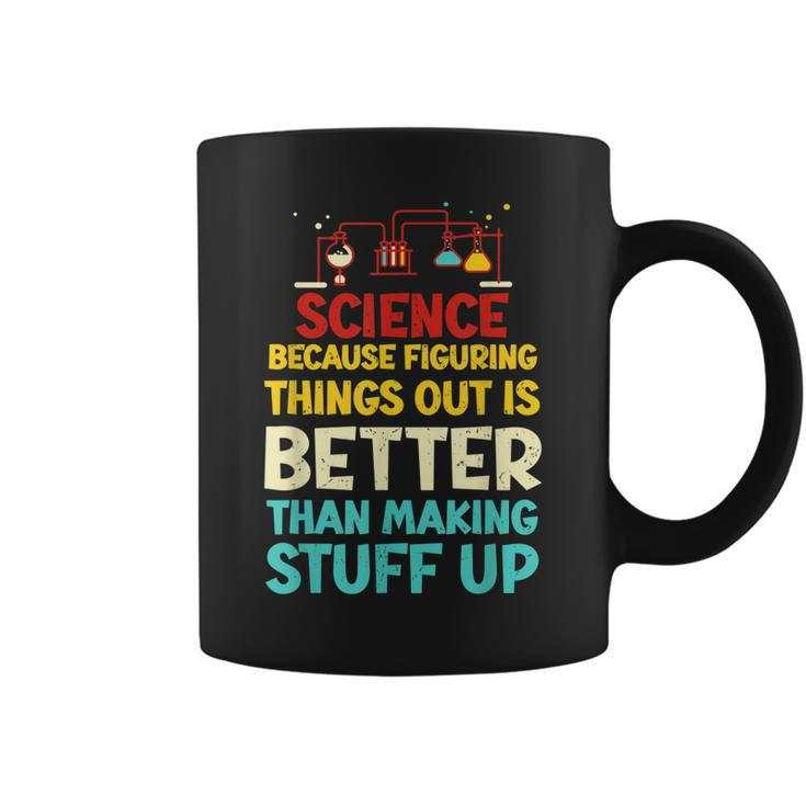 Vintage Biology Science Because Figuring Things Out  Coffee Mug