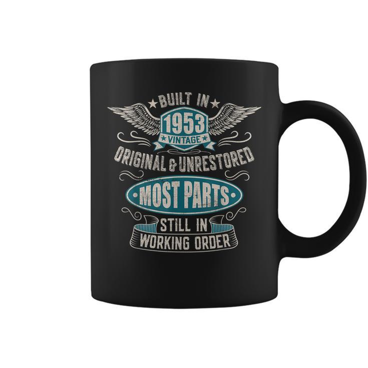 Vintage Birthday Born In 1953 Built In The 50S Coffee Mug