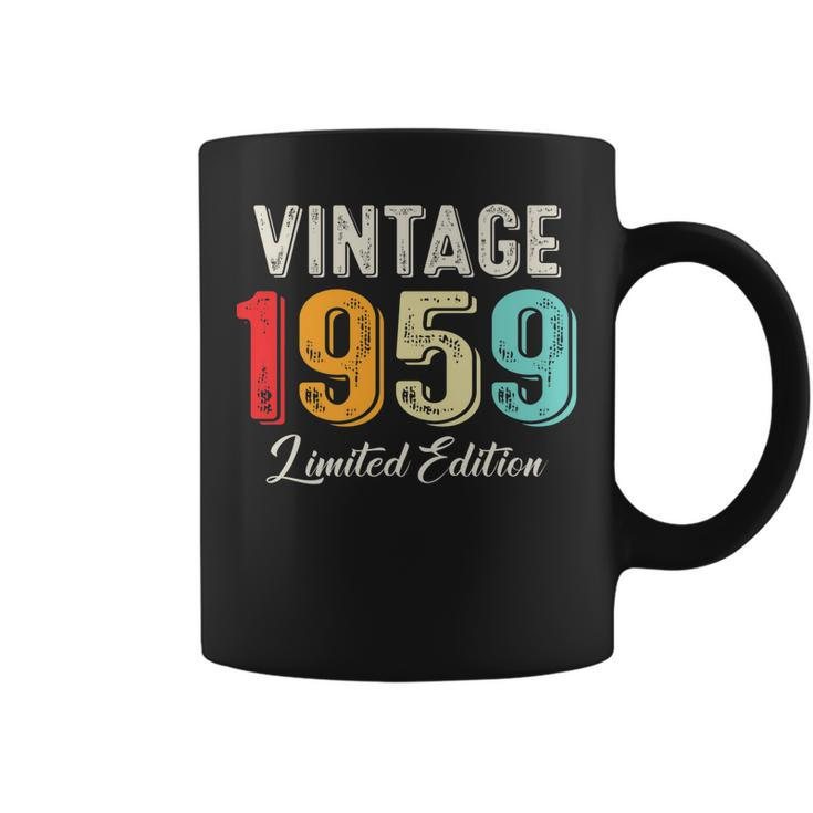 Vintage Born In 1959 Birthday Year Party Wedding Anniversary   Coffee Mug