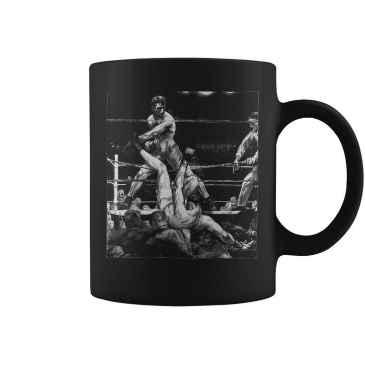 Vintage Boxer Gift Boxing Gloves Boxing Coach  Coffee Mug