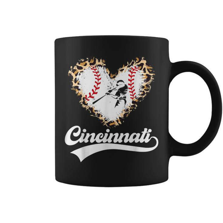 Vintage Cincinnati City Baseball Lovers Baseball Fans  Coffee Mug