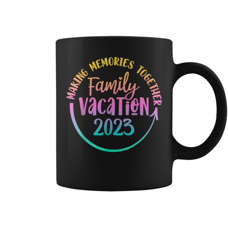 Vintage Family Trip Summer Vacation Beach 2023  Coffee Mug