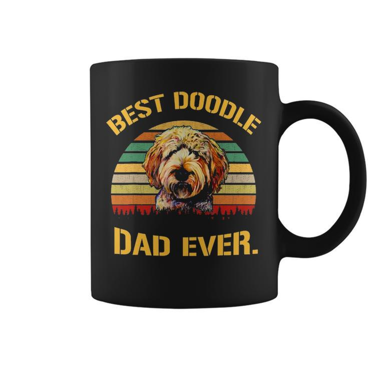 Vintage Goldendoodle Dad    Best Doodle Dad Ever V2 Coffee Mug