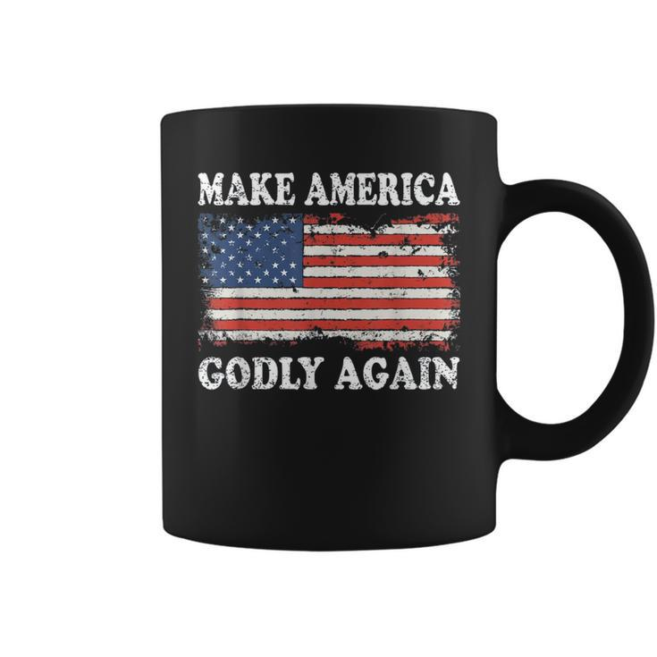 Vintage Make America Godly Again Coffee Mug
