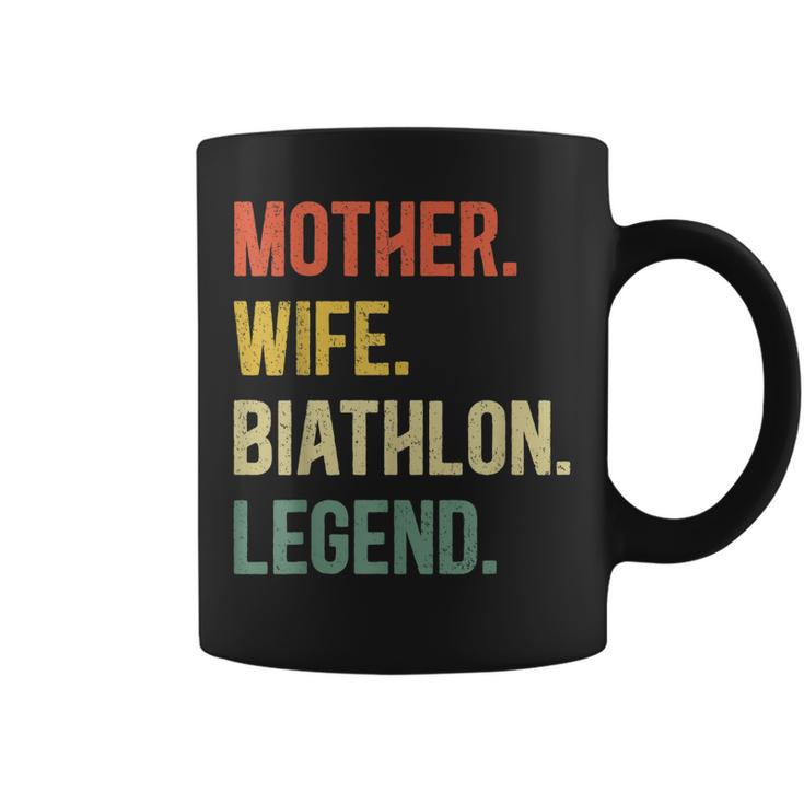 Vintage Mutter Frau Biathlon Legende Retro Wintersport Tassen