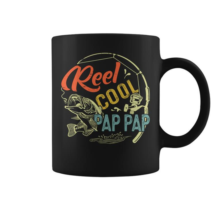 Vintage Reel Cool Pap Pap Fathers Day Fishing Fisher   Coffee Mug