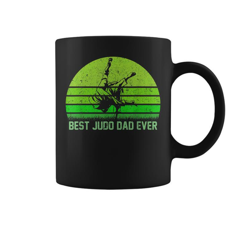 Vintage Retro Best Judo Dad Ever Funny DadFathers Day Gift Gift For Mens Coffee Mug