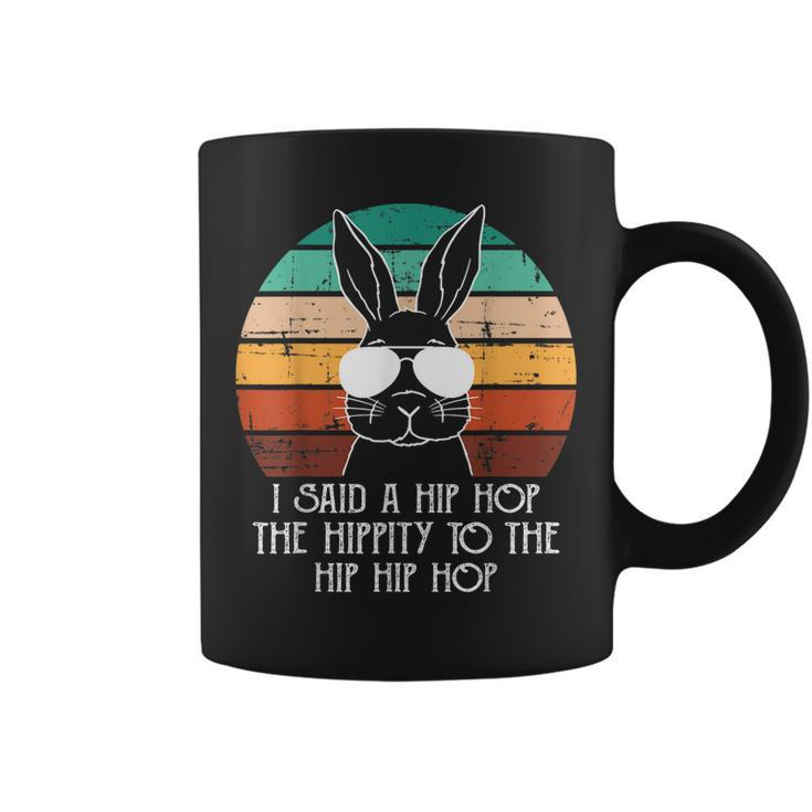Vintage Retro Sunset Sunglasses Bunny Hip Hop Hippity Easter  Coffee Mug