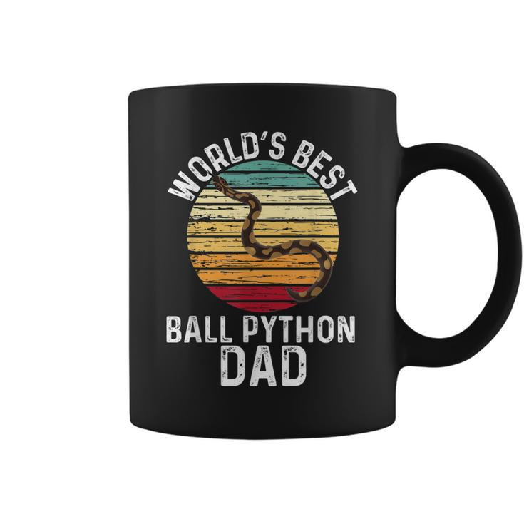 Vintage Worlds Best Ball Python Dad Pet Snake Coffee Mug